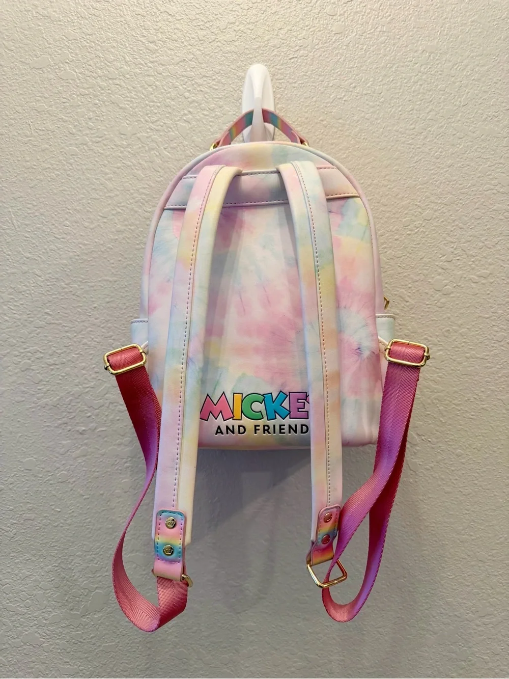 Loungefly Disney Mickey & Friends Tie Dye Mini Backpack BoxLunch Exclusive